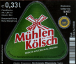 Labels Mühlen Kölsch Germany Beer 09.2022