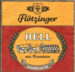Labels Flötzinger Hell Germany Beer 09.2025
