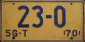 Nummernschilder / Kfz-Kennzeichen Philippinen 1970 1970er