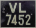 Nummernschilder / Kfz-Kennzeichen Vietnam 1960 1960er south POL